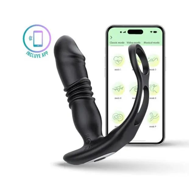 ProstiMax Fusion Orgásmica - vibrador - movimiento - - aplicación - juguetes eróticos - placer - adultos - parejas - Jugueteo - Caricias - Santiago - Sexy