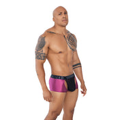 Daring Mesh Trunks Purple - Boxer sensual - ropa inerior masculina - lenceria hombre sexy