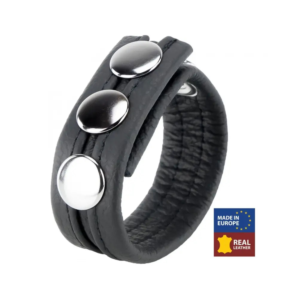 Anillo de cuero 3 presiones