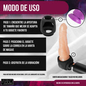 Arnes De Varita Con Correa Para Dildo - Accesorio de Masajeador magic wand hitachi - Sexshop