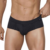 Aura Pipping Brief - Negro - Boxer corto hombre - Ropa interior masculina - lenceria para hombre