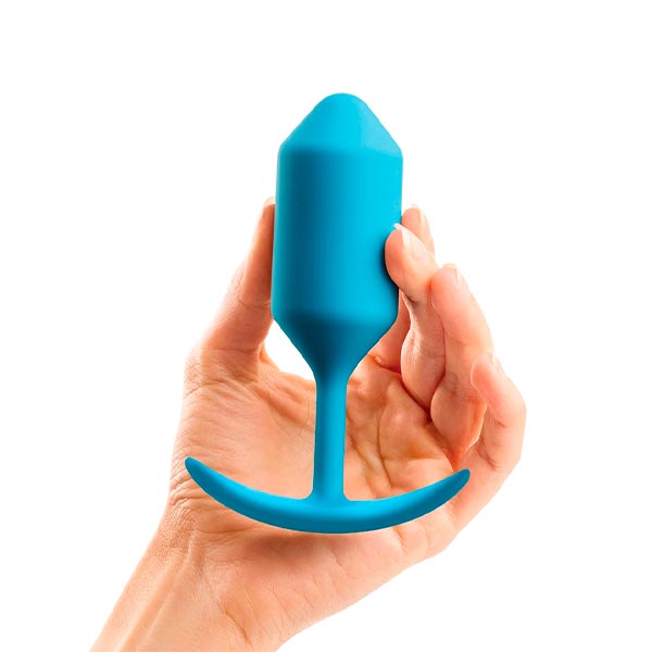 B-Vibe Snug Plug 3 - Teal - Dilatador anal - sex shop dominame.cl - BV-009