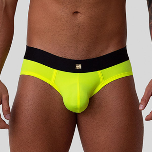 BRIEF AMARILLO NEON - calzoncillo - lenceria de hombre - ropa interior masculina - boxer