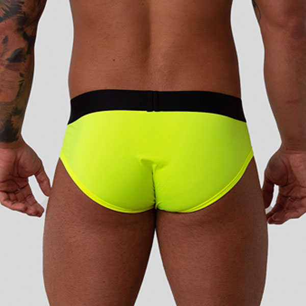 BRIEF AMARILLO NEON - calzoncillo - lenceria de hombre - ropa interior masculina - boxer