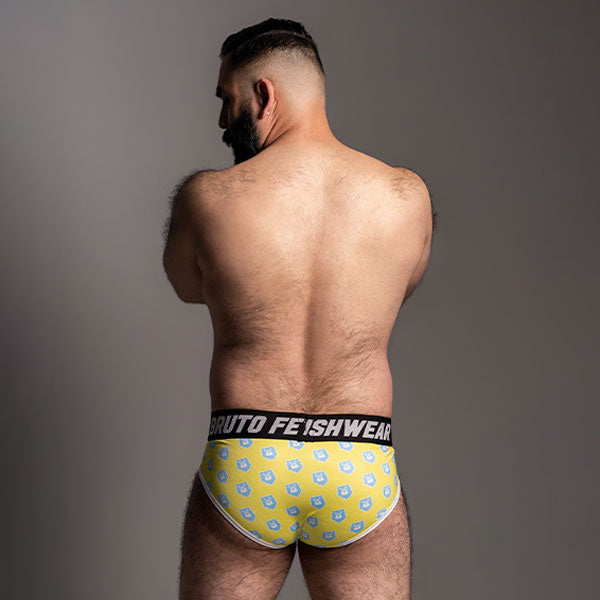 BRIEF FETISH YELLOW - Lenceria masculina - ropa interior de hombre - calzoncillo - boxer