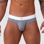 BRIEF GRIS - calzoncillo - ropa interior masculina - lenceria para hombre