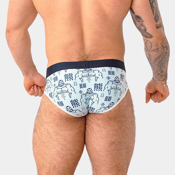 BRUTO KUMA BRIEF - lenceria masculina - ropa interior de hombre - calzoncillo