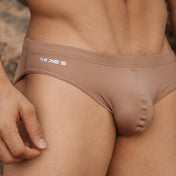 Bikini Basic Nude Oscuro  - Banador hombre - ropa interior masculina - brief - calzoncillo - sunga de bano