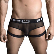 Bikini Black - Lenceria sexy hombre - portaligas masculino - calzoncillo - ropa interior sensual hombre