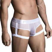 Bikini White - Lenceria sexy hombre - portaligas masculino - calzoncillo - ropa interior sensual hombre