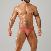 Bikini basic coral  - slip - traje de baño - brief - zunga - ropa interior de hombre - ropa intima deportiva hombre - Sex shop Dominame.cl