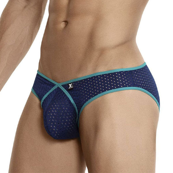 Brief Mesh Dark Blue - Slip - Lenceria masculina - Ropa intima hombre - calzoncillo