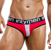 Brief Red/White - calzoncillo - lenceria para hombre - ropa interior sexy masculina