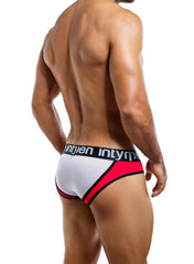 Brief Red/White - calzoncillo - lenceria para hombre - ropa interior sexy masculina