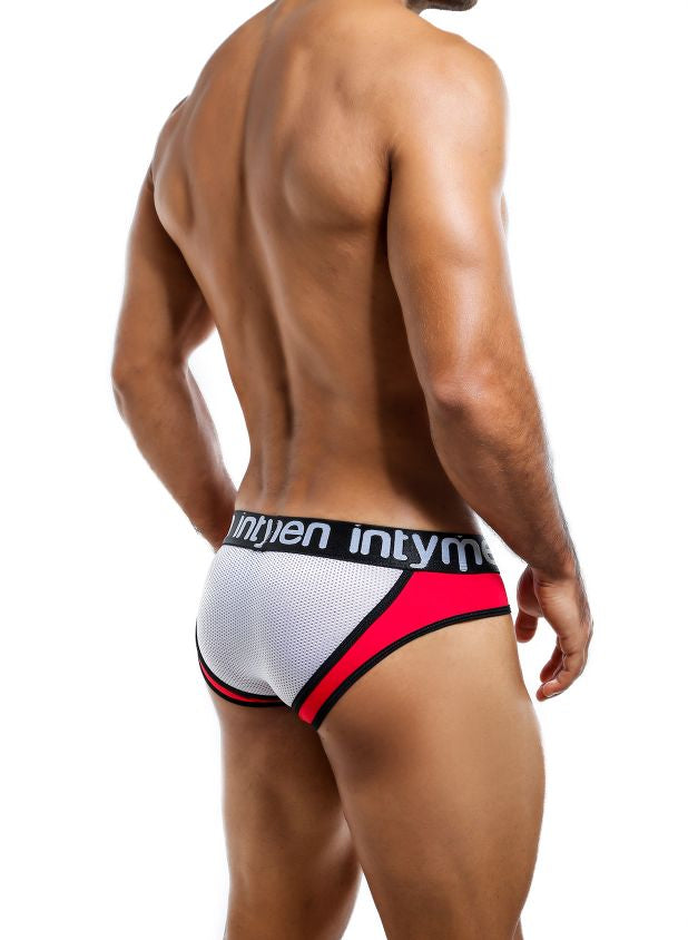 Brief Red/White - calzoncillo - lenceria para hombre - ropa interior sexy masculina