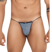 Colorful Mesh Bikini Gray - sunga - lenceria hilo hombre - ropa intima sexy masculina - calzoncillo