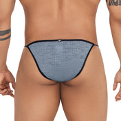Colorful Mesh Bikini Gray - sunga - lenceria hilo hombre - ropa intima sexy masculina - calzoncillo