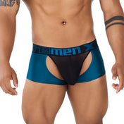 Daring Mesh Trunks Petroleum - Boxer sensual - ropa inerior masculina - lenceria hombre sexy