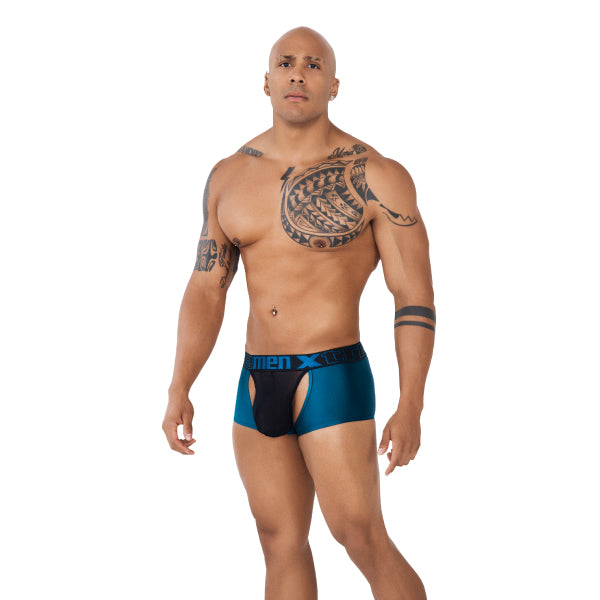 Daring Mesh Trunks Petroleum - Boxer sensual - ropa inerior masculina - lenceria hombre sexy