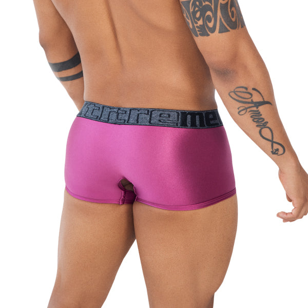 Daring Mesh Trunks Purple - Boxer sensual - ropa inerior masculina - lenceria hombre sexy