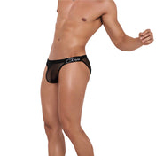 Demon Brief Black - lenceria masculina - ropa interior sexy hombre - calzoncillo