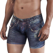 Denim Jean Boxer Blue -  Clever - Ropa interior sexy para hombre - lenceria masculina - boxer - calzoncillo