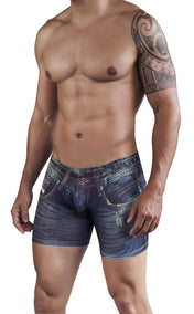Denim Jean Boxer Blue -  Clever - Ropa interior sexy para hombre - lenceria masculina - boxer - calzoncillo