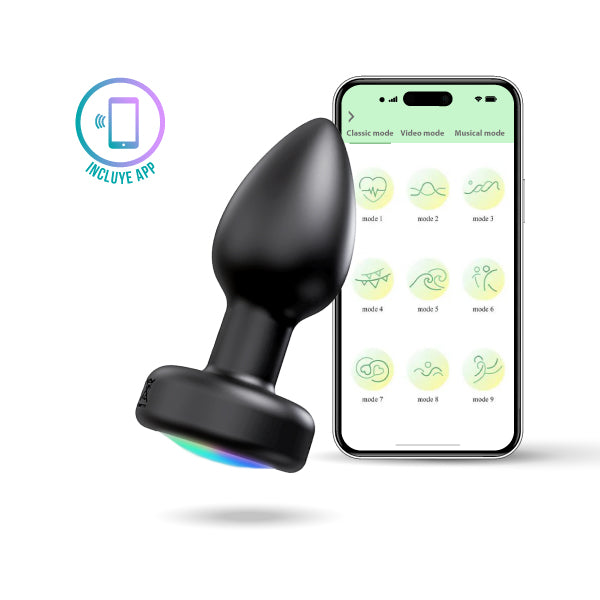 Dilatador Anal LumiPulse Plug - vibrador - movimiento - - aplicación - juguetes eróticos - placer - adultos - parejas - Jugueteo - Caricias - Santiago - Sexy