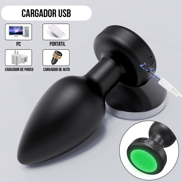 Dilatador Anal LumiPulse Plug - vibrador - movimiento - - aplicación - juguetes eróticos - placer - adultos - parejas - Jugueteo - Caricias - Santiago - Sexy