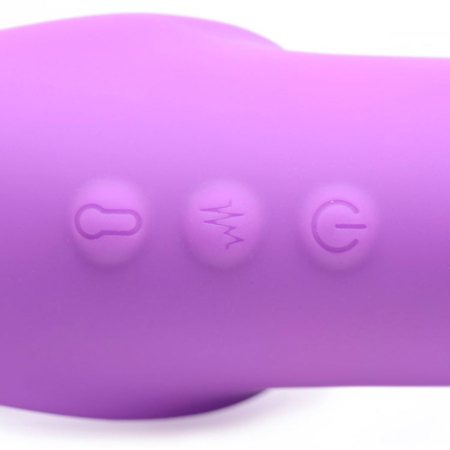 Dildo Strapless Vibrante - Comprar dildo doble online - Juguetes sexuales strapless - sex shop