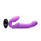 Dildo Strapless Vibrante - Dildo lesbico realista - Juguetes sexuales strapless - sex shop