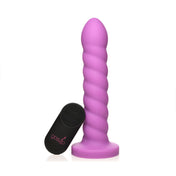 Dildo Vibrador espiral violeta - vibradores intimos - dildo vibrador - sexx shop