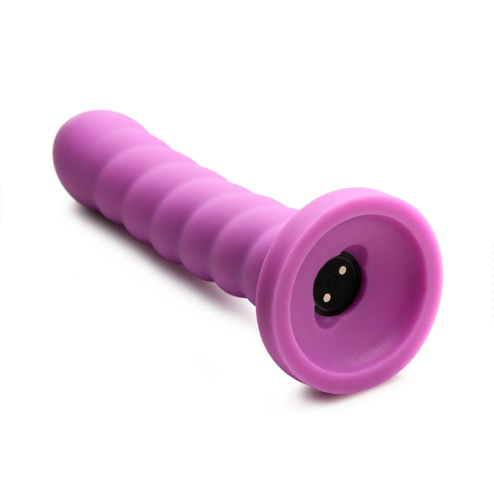 Dildo Vibrador espiral violeta - vibradores intimos - dildo vibrador - sexx shop