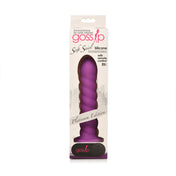 Dildo Vibrador espiral violeta - vibradores intimos - dildo vibrador - sexx shop