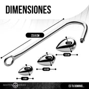 Entrenador Gancho Anal - xr brands - dilatador anal - Butt plug - Set de dilatadores anales progresivos