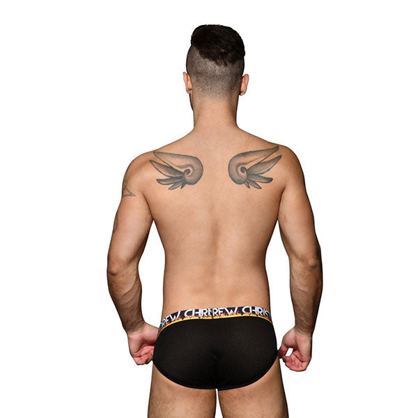 Flames Mesh Brief (ALMOST NAKED) - Andrew Christian - Slip - Calzoncillos - Ropa Interior Masculina