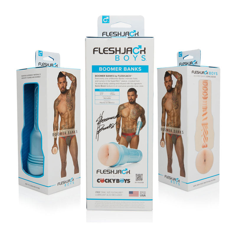FleshJack Boys Boomer Banks - masturbador masculino - masturbador realista - ano actor porno - masturbador estrella porno - sexshop - envios discretos