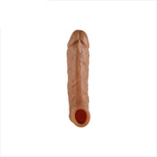 Funda_vibrante_de_pene_vikingo_sexshop_dominame - realista - beige - canela - textura - grosor - sexo - vibracion - balita - sensación