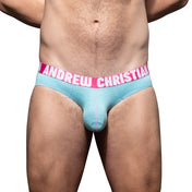 Happy Brief Sky ALMOST NAKED® de Andrew Christian - Slip - Calzoncillos - Lencerias Masculinas en Dominame.cl