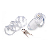 Jaula de Castidad Transparente Captor - Grande - Bondage - BDSM - Fetichismo - Accesorio de Restriccion - sexchop