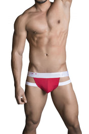 Jockstrap Red - suspensorios - correas - portaligas - calzoncillo - ropa interior hombre - lenceria masculina