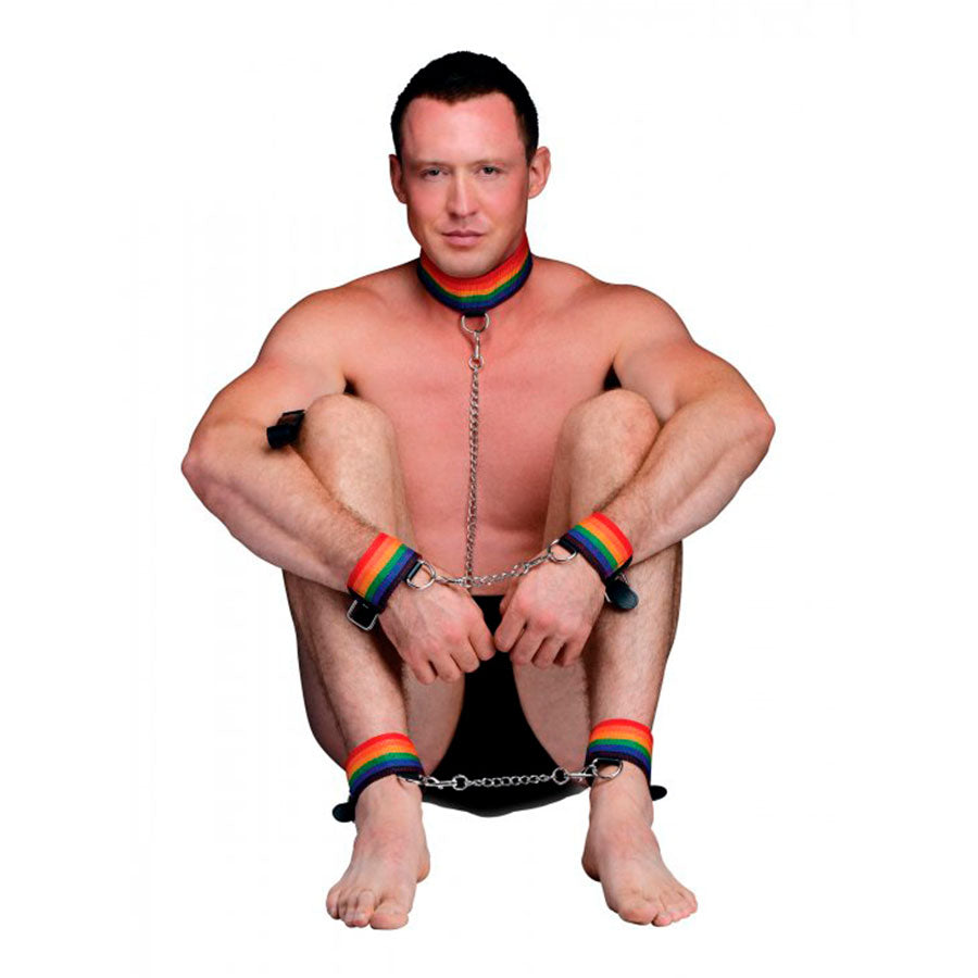 Kinky Pride Rainbow Bondage Set de Master Series - Kit de bondage para principiantes - shibary - bondage - dominame