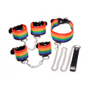 Kinky Pride Rainbow Bondage Set de Master Series - Kit de bondage para principiantes - shibary - bondage - dominame