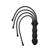 Latigo De Silicona Cuadruple - Kink - latigo de silicona - fusta - mango penetrante - nalgueador - juguetes de silicona - juguetes eroticos - bdsm - bondage