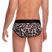 Leopard Brief - calzoncillo - sunga leopargo - boxer corto - lenceria sensual hombre