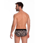 Leopard Brief - calzoncillo - sunga leopargo - boxer corto - lenceria sensual hombre