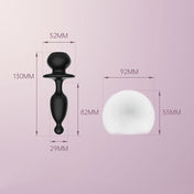 Magic bunny - plug cola conejo con app - plug anal - dilatador anal - plug con cola - plug con vibracion - plug vibrador - sexshop chile - juguetes sexuales