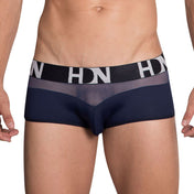 Mesh trunks blue - boxer corto - lenceria masculina - ropa interior de hombre - calzoncillo - sexshop chile - ropa interior de hombre sexy - envios discretos a todo chile