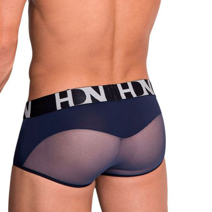 Mesh trunks blue - boxer corto - lenceria masculina - ropa interior de hombre - calzoncillo - sexshop chile - ropa interior de hombre sexy - envios discretos a todo chile