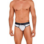 Microfiber Thongs White - tanga - calzoncillo - ropa interior hombre - lenceria masculina